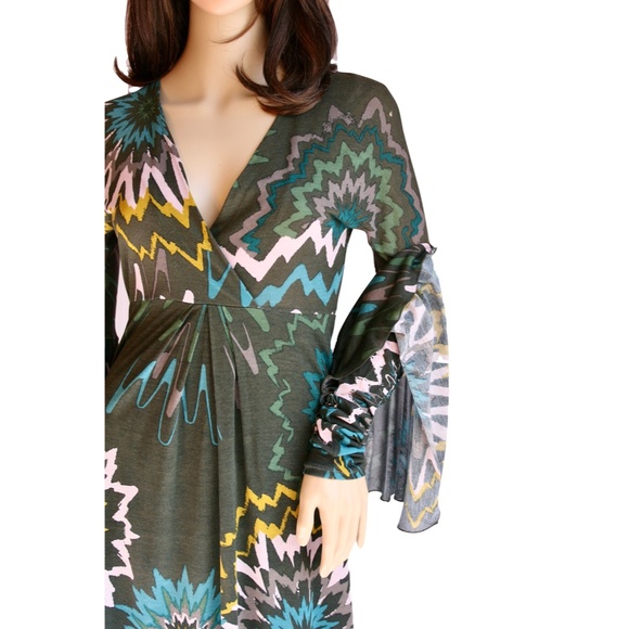 MISSONI Art Bell-Sleeve Dana Dress - Picture 6 of 13